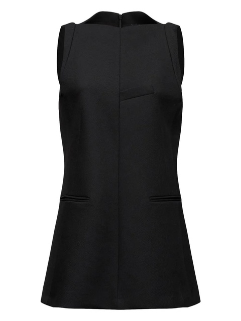 MM6 Maison Margiela sleeveless mini dress - Black - zdjęcie produktu nr 2