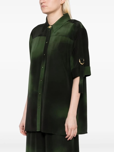 Aje glaze silk shirt - Green - zdjęcie produktu nr 2