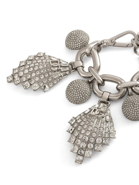 Dolce & Gabbana rhinestone-embellished bracelet - Silver - zdjęcie produktu nr 2