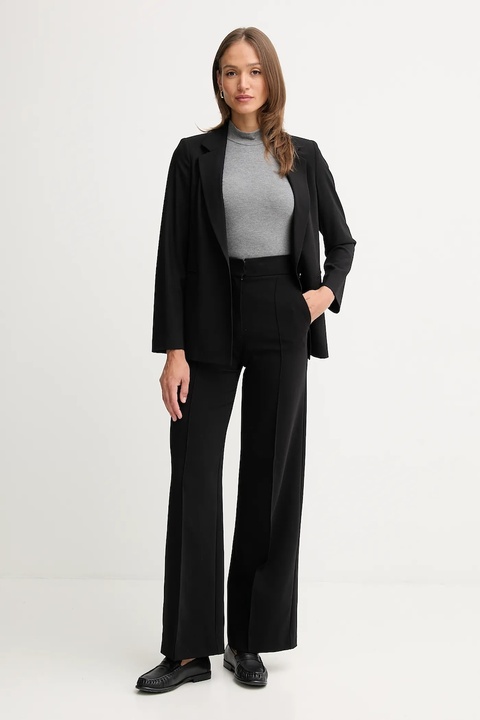 United Colors of Benetton top kolor szary z półgolfem 3P2Y3M06Y - zdjęcie produktu nr 1