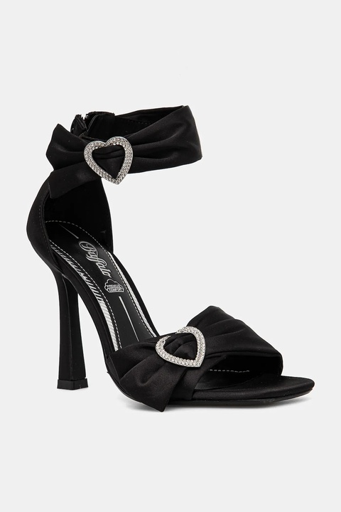 Buffalo sandały Fairy Chic Heart kolor czarny 1291618-BLK - zdjęcie produktu nr 1