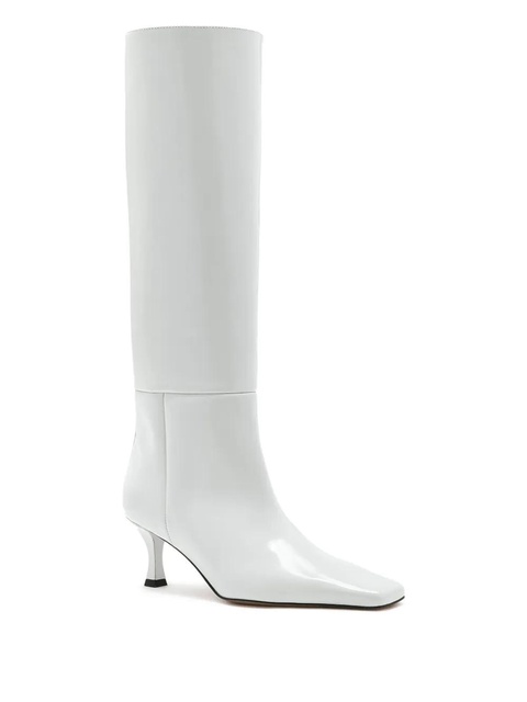Proenza Schouler Trap leather knee-high boots - White - zdjęcie produktu nr 2