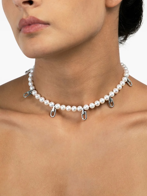 EÉRA Reine pearl necklace - Silver - zdjęcie produktu nr 2