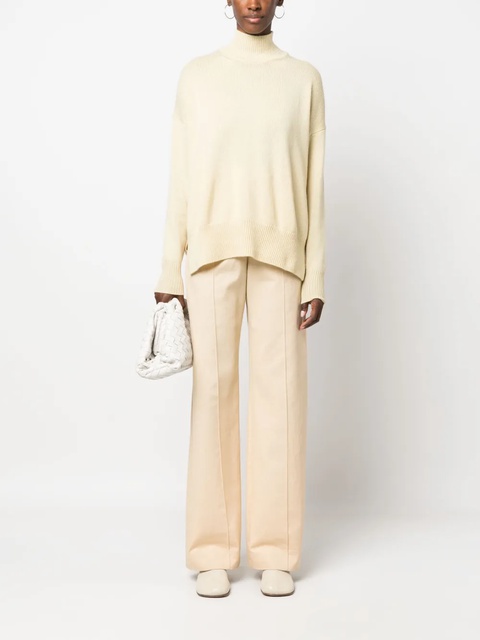 Jil Sander roll-neck knit jumper - Yellow - zdjęcie produktu nr 2