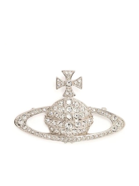 Vivienne Westwood low relief brooch - Silver - zdjęcie produktu nr 1