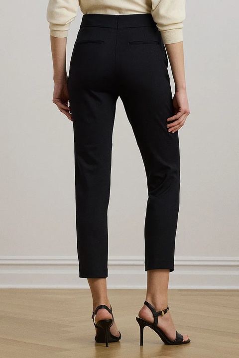 Lauren Ralph Lauren spodnie damskie kolor czarny proste medium waist 200980023 - zdjęcie produktu nr 2