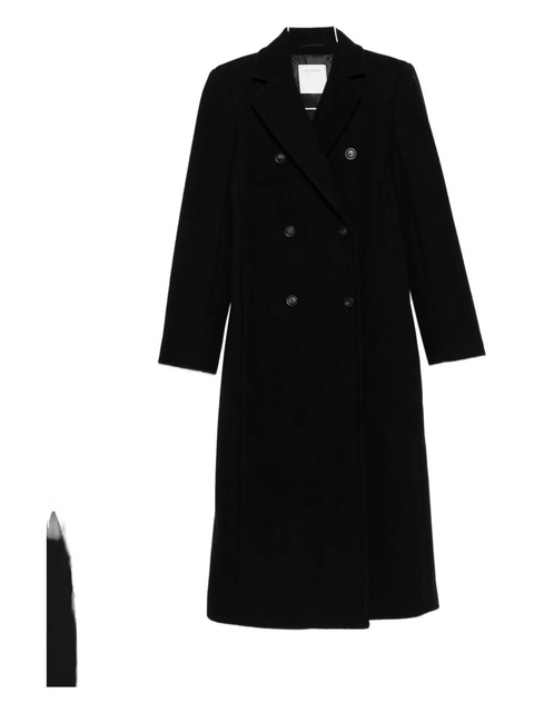 Sportmax double-breasted wool coat - Black - zdjęcie produktu nr 1