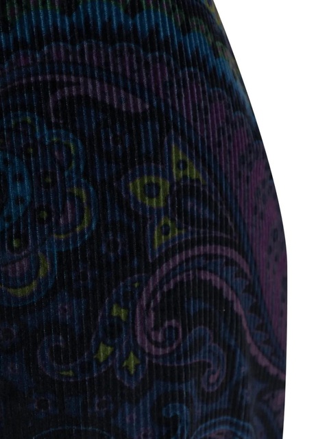 ETRO paisley-print flared trousers - Blue - zdjęcie produktu nr 2
