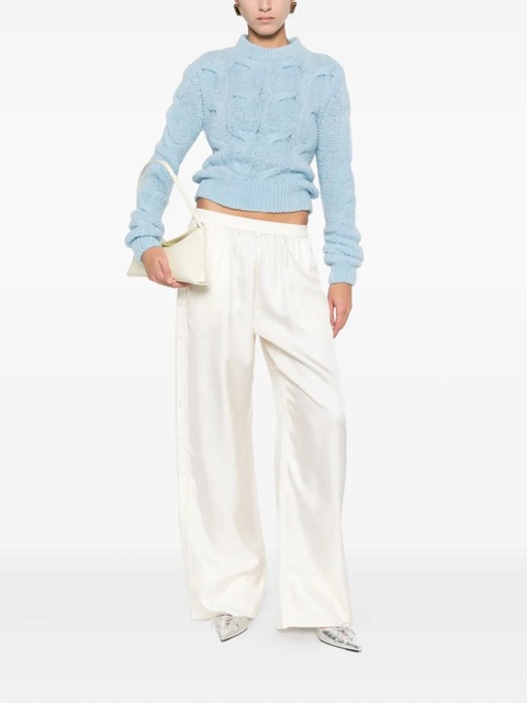 Sportmax cable-knit sweater - Blue - zdjęcie produktu nr 1