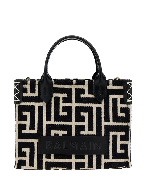 Balmain monogram logo tote bag - Black - zdjęcie produktu nr 1