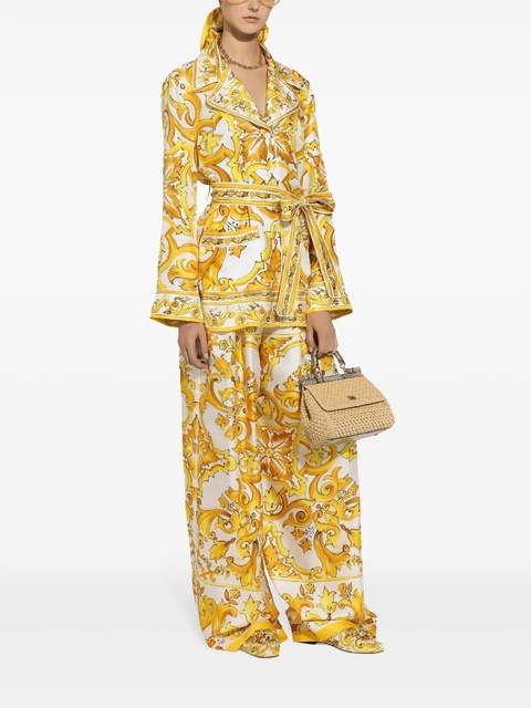 Dolce & Gabbana medium Sicily interwoven shoulder bag - Neutrals - zdjęcie produktu nr 2