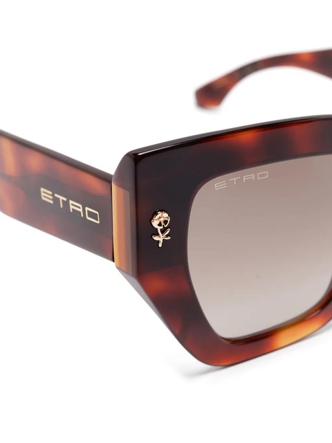 ETRO oversize-frame sunglasses - Brown - zdjęcie produktu nr 2