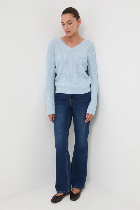 Medicine jeansy damskie kolor niebieski - zdjęcie produktu nr 2