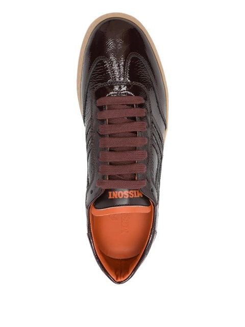 Missoni patent-leather zigzag sneakers - Brown - zdjęcie produktu nr 2