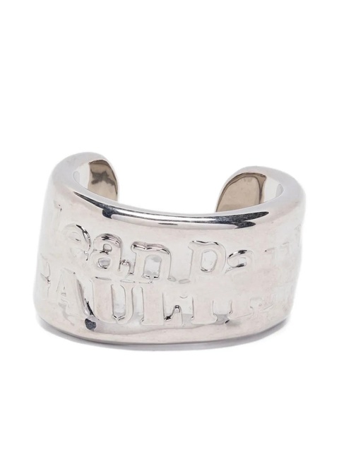 Jean Paul Gaultier engraved-logo bracelet - Silver - zdjęcie produktu nr 2