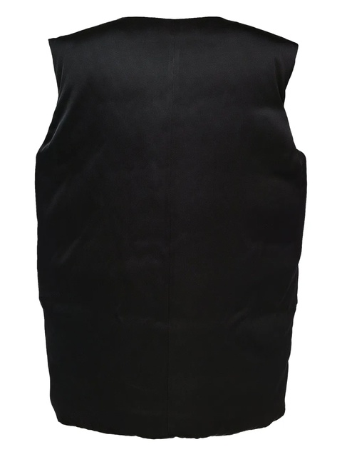 Jil Sander quilted lapels vest - Black - zdjęcie produktu nr 2