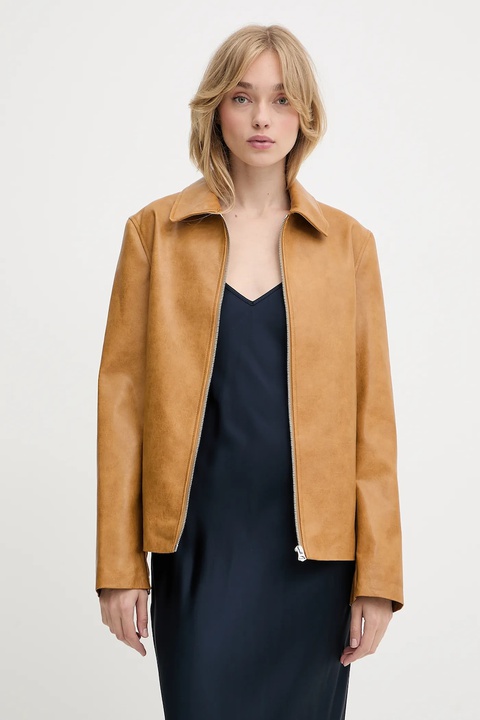 Rag & Bone kurtka kolor brązowy przejściowa WAW25P2001LE01 - zdjęcie produktu nr 1