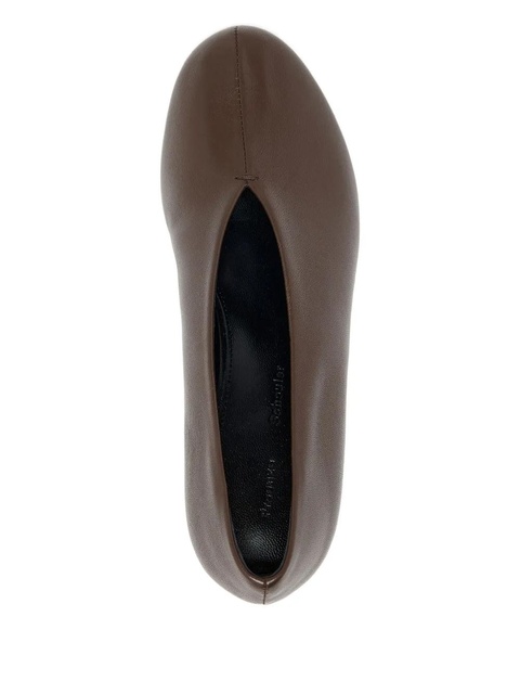 Proenza Schouler Tee leather pumps - Brown - zdjęcie produktu nr 2