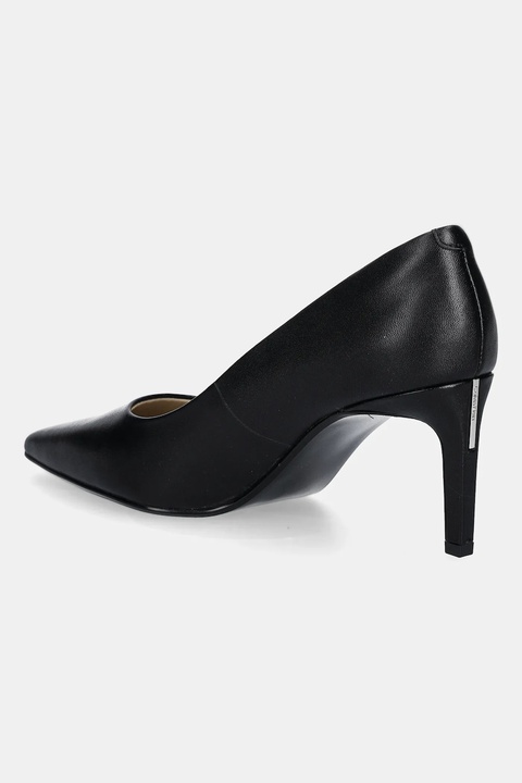 Calvin Klein szpilki skórzane ESS STILETTO 70 kolor czarny HW0HW02607 - zdjęcie produktu nr 1