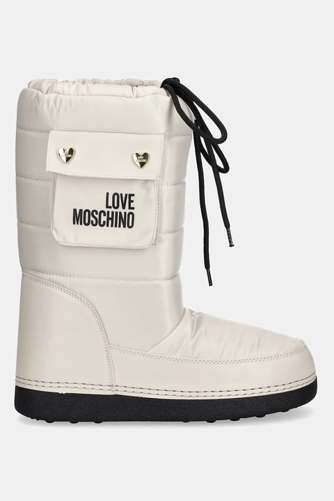 Love Moschino śniegowce kolor beżowy JA24452G0NISL128 - zdjęcie produktu nr 2