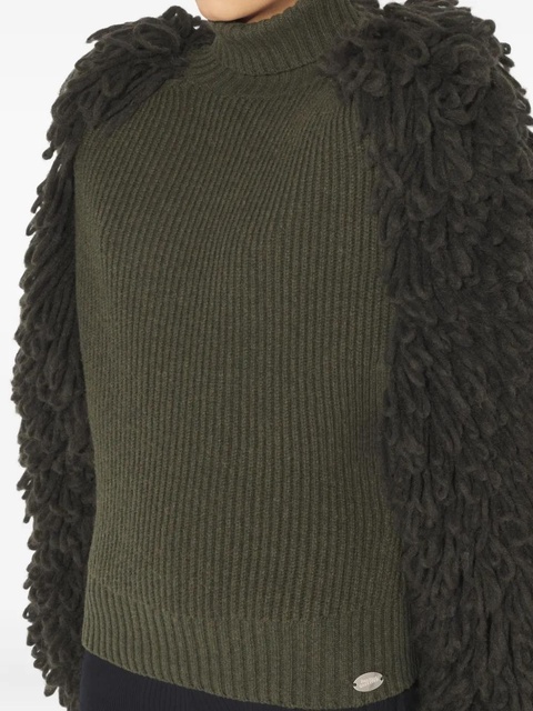 Jean Paul Gaultier The Bouclette high-neck wool sweater - Green - zdjęcie produktu nr 2