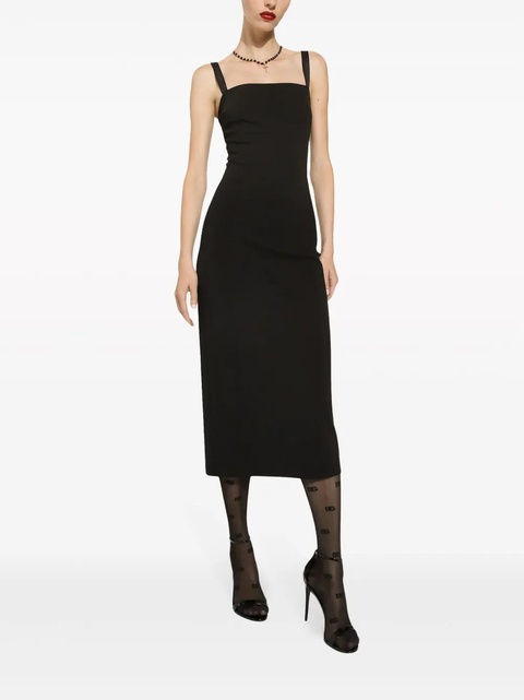 Dolce & Gabbana Milano-stitch midi dress - Black - zdjęcie produktu nr 2