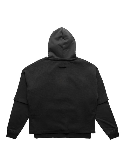 Jean Paul Gaultier Waffle hoodie - Black - zdjęcie produktu nr 2
