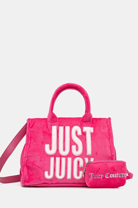 Juicy Couture torebka Iris Patch kolor różowy BIJIR8948WZC - zdjęcie produktu nr 1