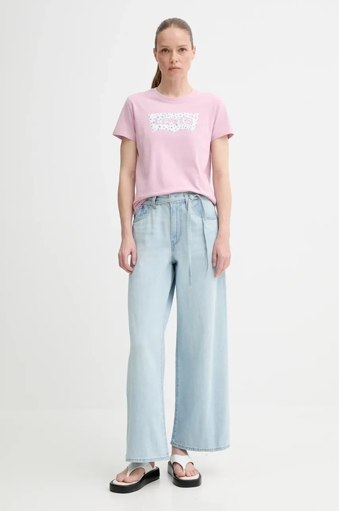 Levi's jeansy damskie medium waist XL STRAIGHT - zdjęcie produktu nr 2