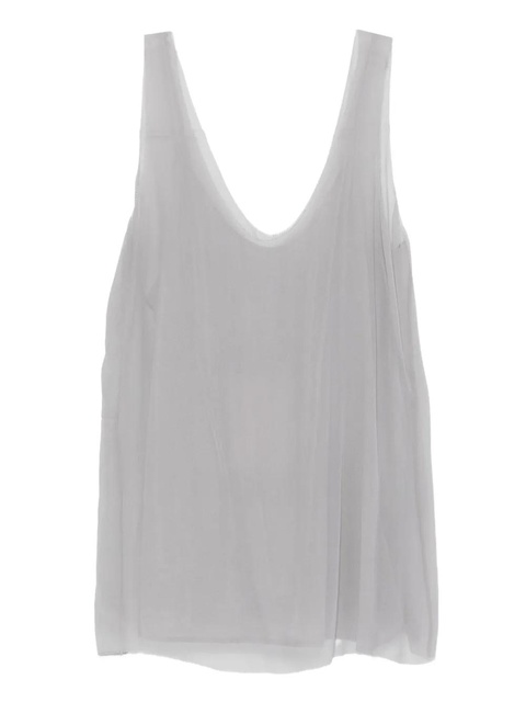 TOTEME V-neck slip top - Grey - zdjęcie produktu nr 1