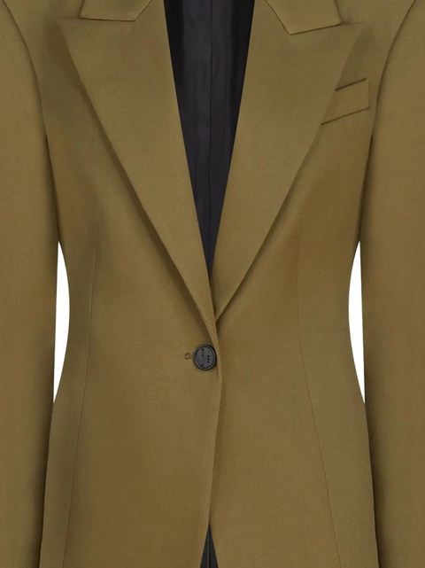 The Attico single-breasted blazer - Green - zdjęcie produktu nr 2