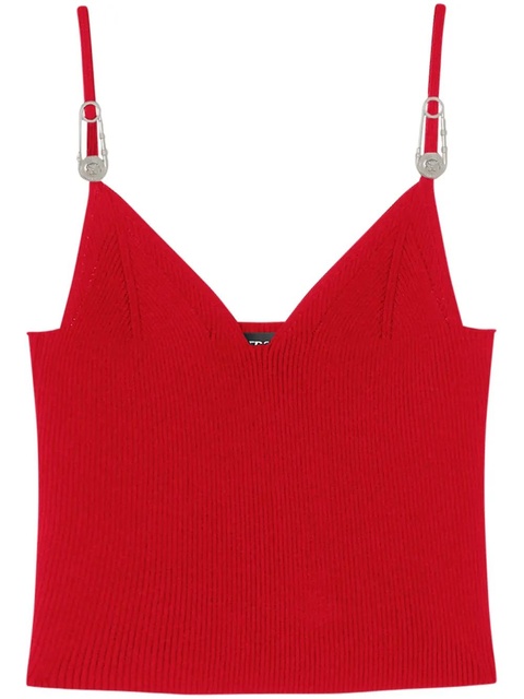 Versace Safety Pin crop top - Red - zdjęcie produktu nr 1