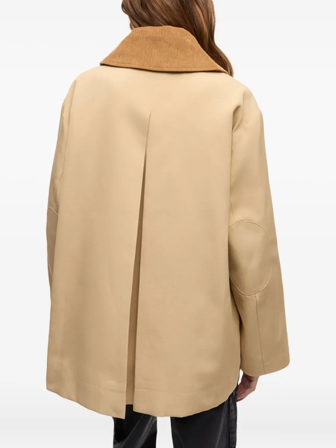 GANNI corduroy-collar utility jacket - Neutrals - zdjęcie produktu nr 2