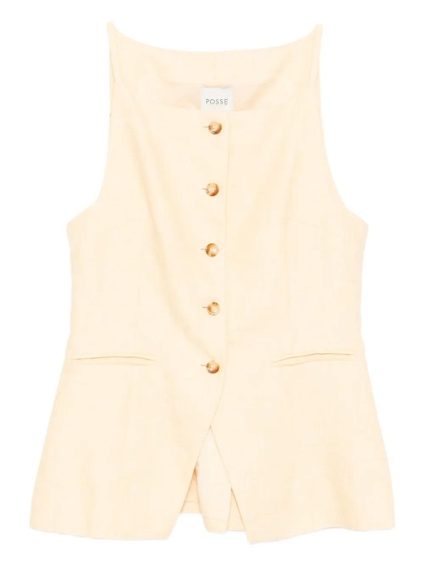 Posse Nancy top - Yellow - zdjęcie produktu nr 1