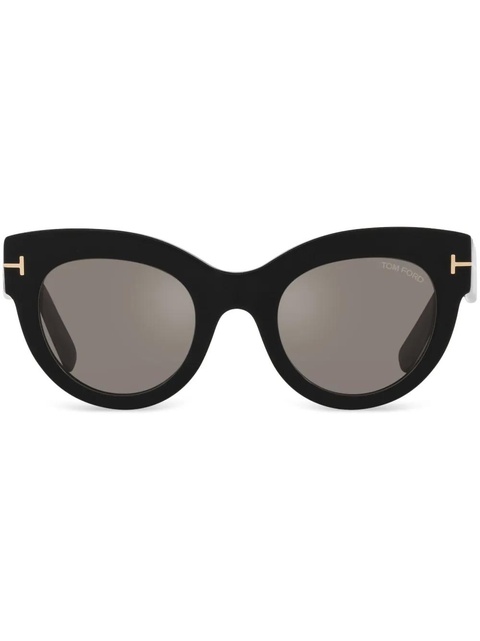 TOM FORD Eyewear Lucilla butterfly-frame sunglasses - Black - zdjęcie produktu nr 1