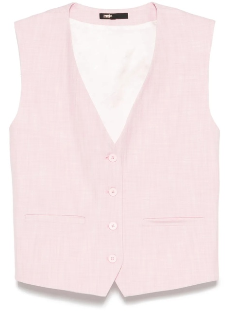 Maje single-breasted waistcoat - Pink - zdjęcie produktu nr 1
