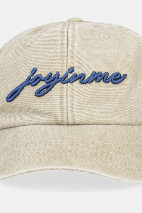 JOYINME czapka z daszkiem jeansowa Radiance kolor zielony z aplikacją Radiance - zdjęcie produktu nr 2