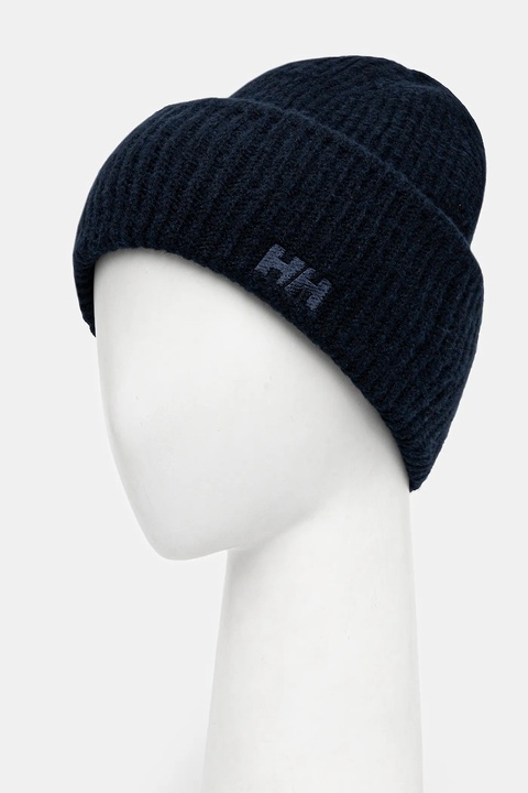 Helly Hansen czapka SOFT RIB BEANIE kolor granatowy z grubej dzianiny 67531 - zdjęcie produktu nr 2