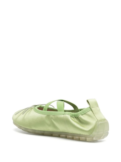 Simone Rocha embellished ballet flats - Green - zdjęcie produktu nr 2