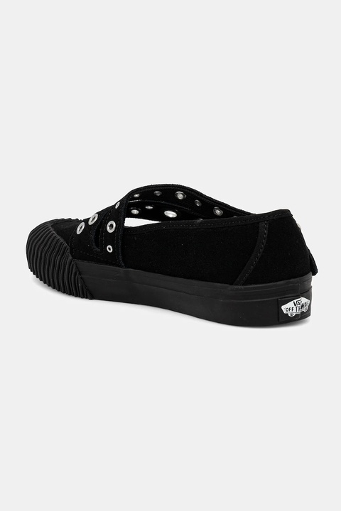 Vans baleriny zamszowe Mary Jane Straps kolor czarny VN000D9ABLA1 - zdjęcie produktu nr 2