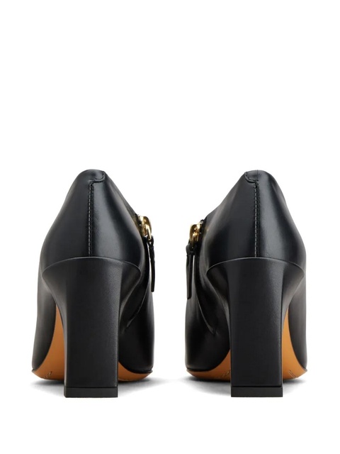 Tod's 85mm leather pumps - Black - zdjęcie produktu nr 2