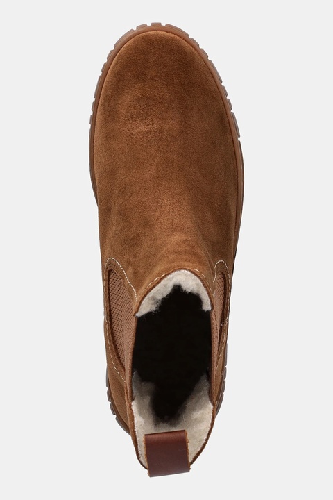 Gant sztyblety zamszowe Snowmont damskie kolor brązowy na platformie ocieplone 31553098 - zdjęcie produktu nr 2