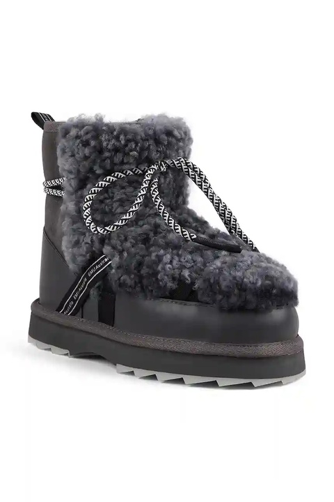 Emu Australia śniegowce Blurred Teddy kolor szary W13196 - zdjęcie produktu nr 2