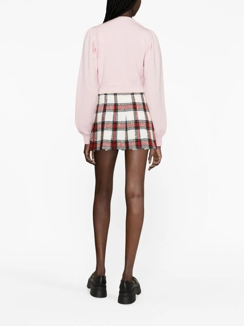 Alessandra Rich intarsia-knit floral-detail cardigan - Pink - zdjęcie produktu nr 2