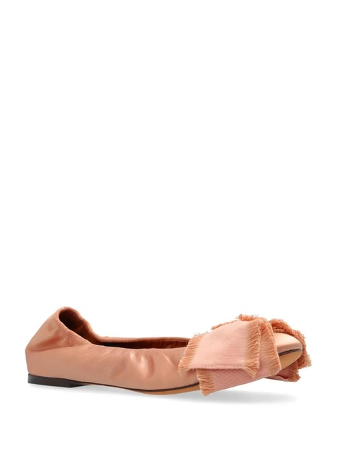 Lanvin bow-detail ballerina shoes - Pink - zdjęcie produktu nr 2