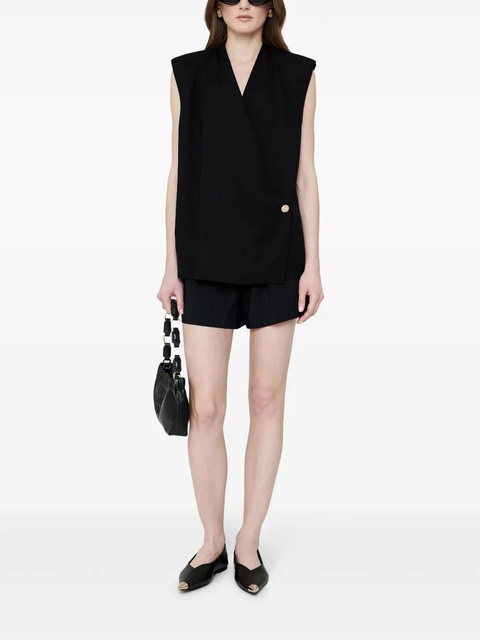 ANINE BING Venice wrap vest - Black - zdjęcie produktu nr 2