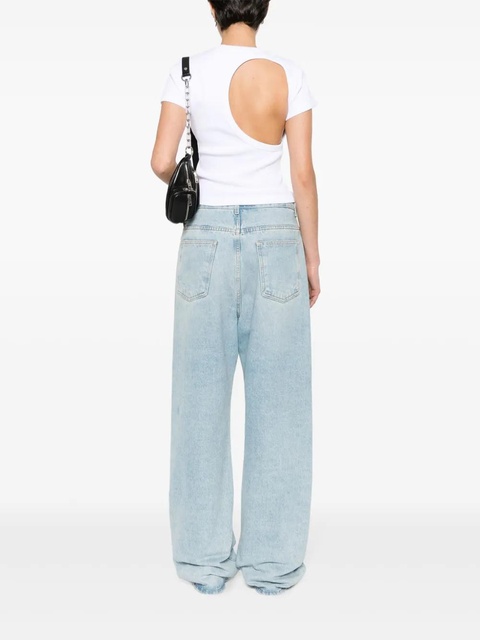 Axel Arigato cut-out ribbed T-shirt - White - zdjęcie produktu nr 1