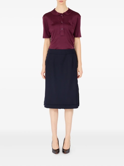 Maison Margiela midi skirt - Blue - zdjęcie produktu nr 2