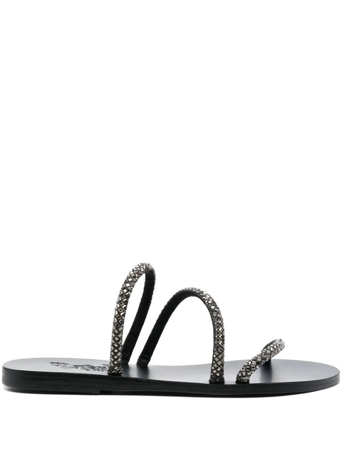 Ancient Greek Sandals Polytimi crystal-embellished sandals - Black - zdjęcie produktu nr 1