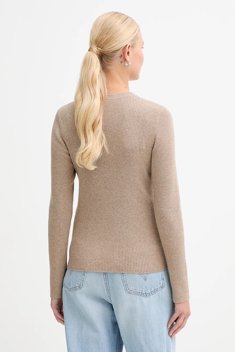 Levi's sweter damski kolor brązowy A0719 - zdjęcie produktu nr 2